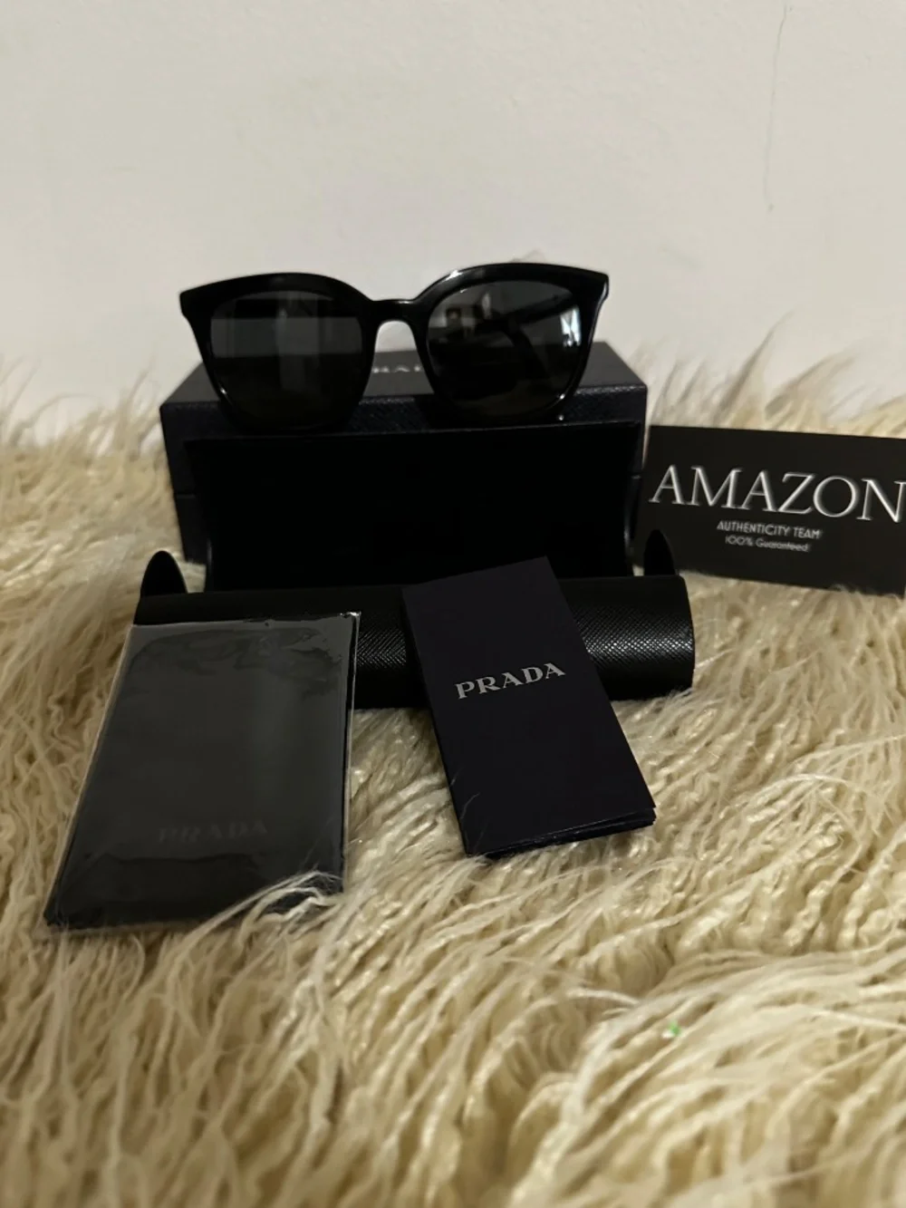 PRADA SPR03X Authentic Square Sunglasses.